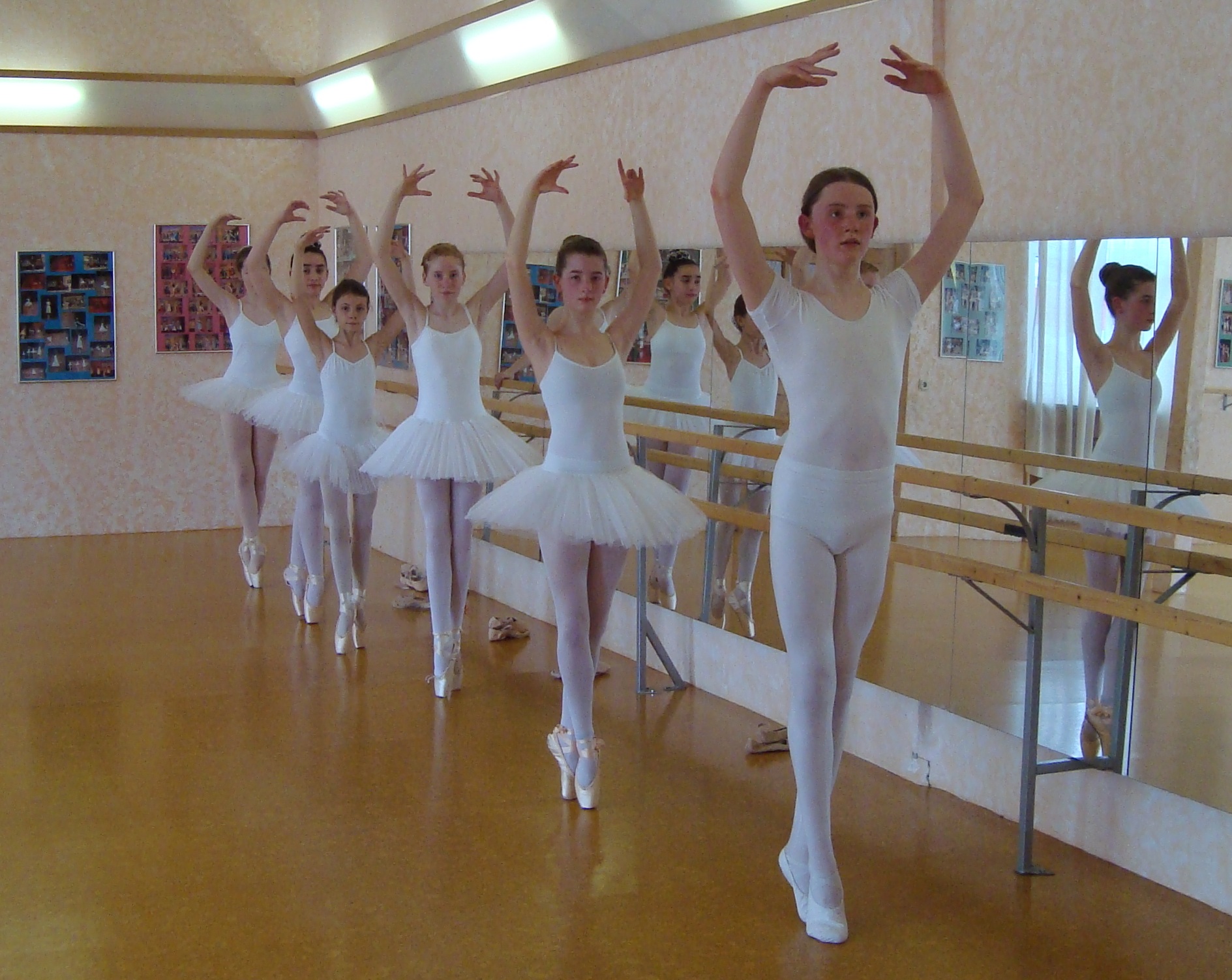 Ballettprüfung in der Ballettschule École de danse in Neu-Anspach